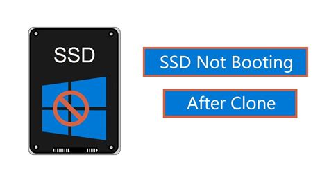 clone to ssd not booting|make disk bootable after clone.